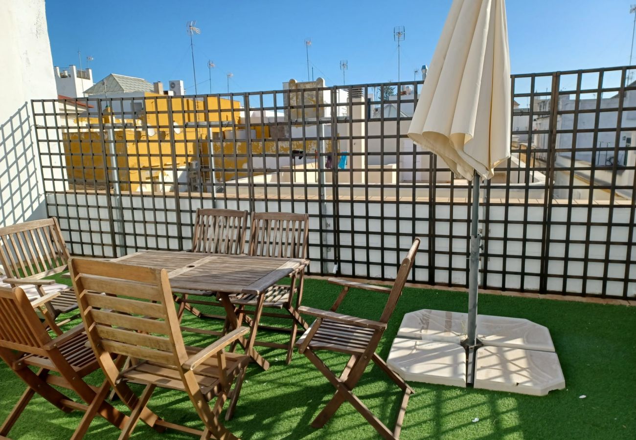 Apartamento en Cádiz - Atico del ROMANTICO Gaditano by Cadiz4Rentals