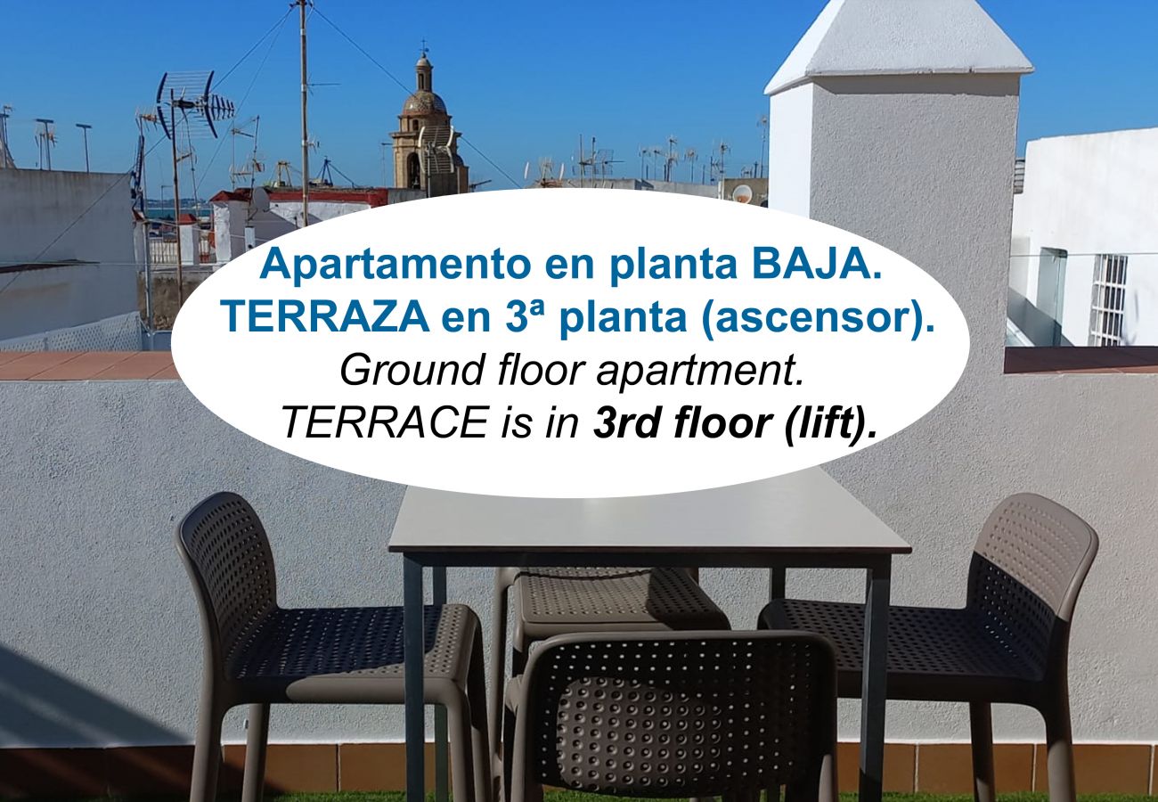 Apartamento en Cádiz - BRUJULA 0B Ground Apartment by Cadiz4Rentals