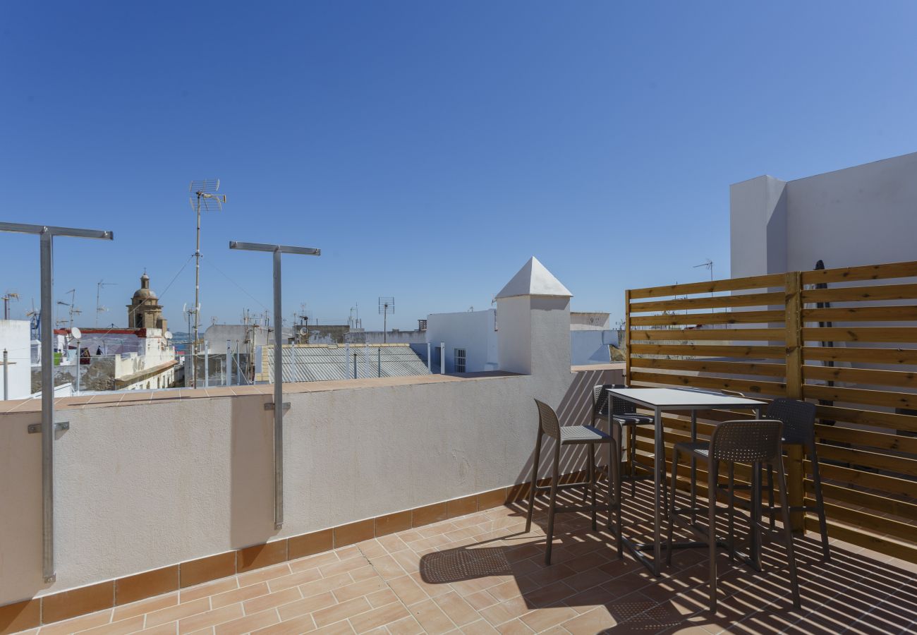 Studio in Cádiz - BRUJULA 3A Attic with terrace by Cadiz4Rentals