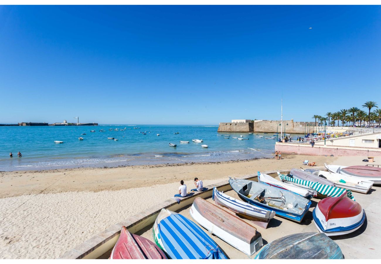 Appartement à Cadix - TERRAZA Caleta Beach Home by Cadiz4Rentals